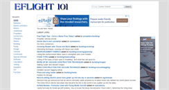 Desktop Screenshot of eflight101.com