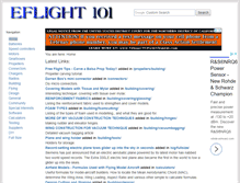 Tablet Screenshot of eflight101.com